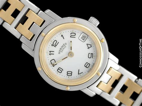 Hermès Clipper Gold Plated Stainless Steel Quartz Ladies